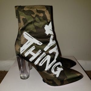Aldo Oceani Camo "DO YA THING" Booties